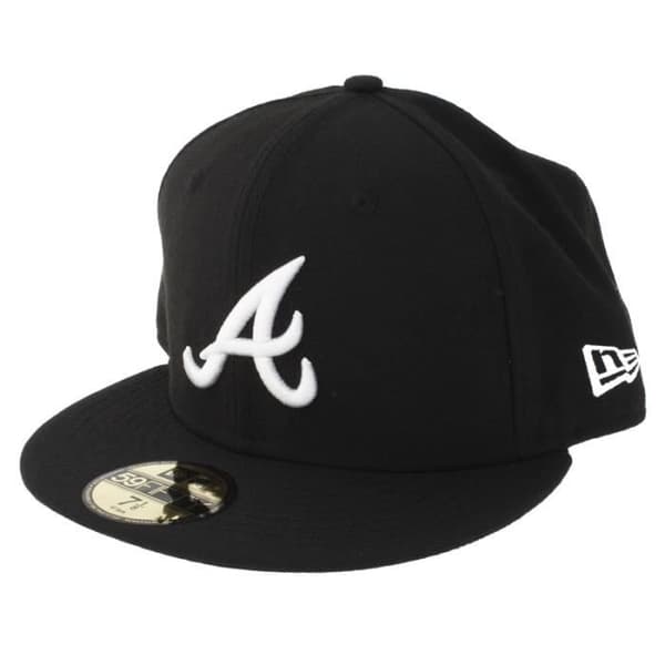 New Era Cap - BASIC Atlanta Braves svart / bl