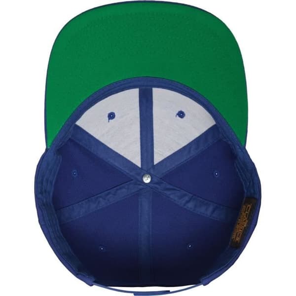Flexfit Classic 6-Panel Snapback Cap - royal