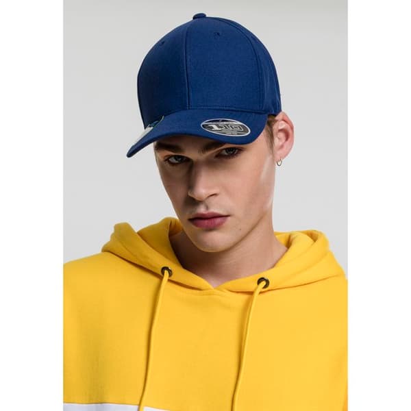 Böjd Keps - Flexfit - Cool & Dry - Grå Silver - One Size - Sommar