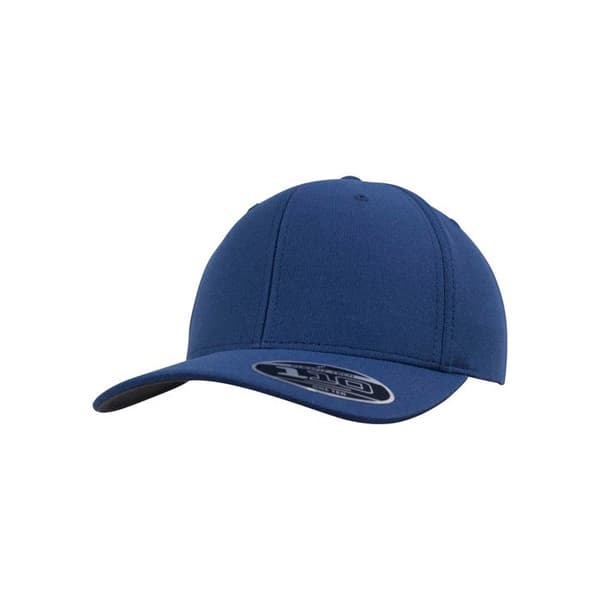 Böjd Keps - Flexfit - Cool & Dry - Grå Silver - One Size - Sommar
