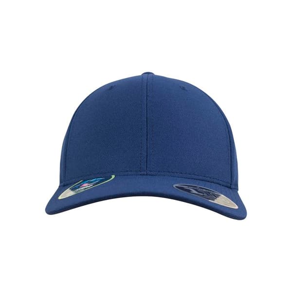 Böjd Keps - Flexfit - Cool & Dry - Grå Silver - One Size - Sommar