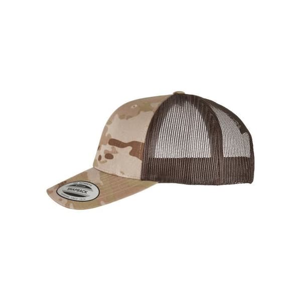 Flexfit retro multicam-keps - beige/brun - TU