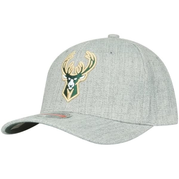 Casquette M&amp;N Stretch Snapback GROUND 2.0 Milwaukee Bucks - MITCHELL &amp; NESS - Herr - Vit heather