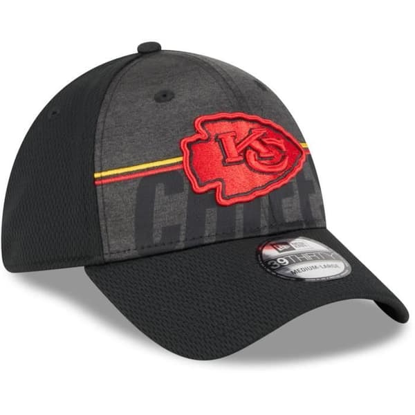 Casquette New Era 39Thirty - NFL TRAINING 2023 Kansas City Chiefs - Herr - Svart - Sportkläder