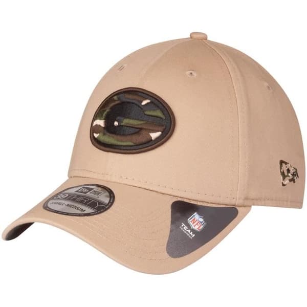 Casquette 39THIRTY - New Era - NFL LAG - Beige - Kamouflage Trä - Stretch Fit
