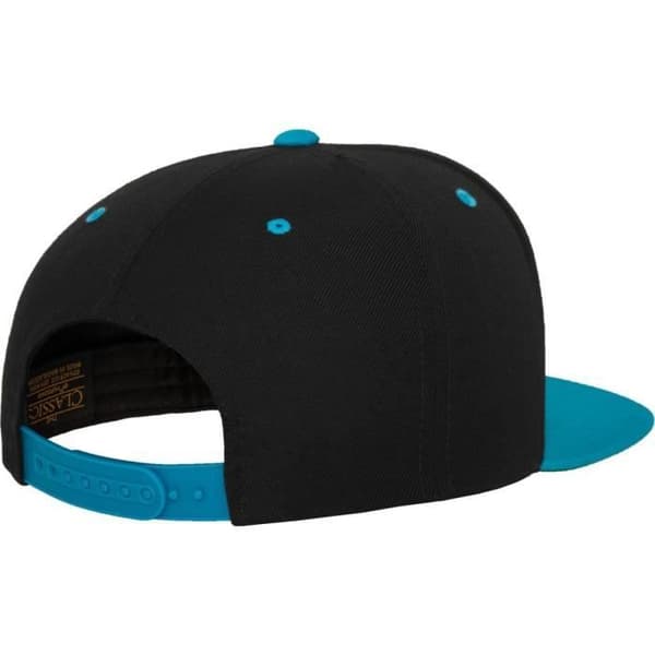 Flexfit Classic 2-Tone Snapback Cap - svart / tu…
