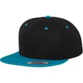 Miniatyrbild 1 av 3: Flexfit Classic 2-Tone Snapback Cap - svart / tu…
