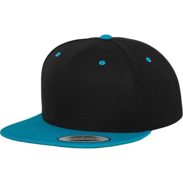 Flexfit Classic 2-Tone Snapback Cap - svart / tu…