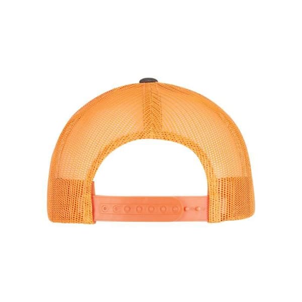 Keps - Flexfit - Retro Trucker - Tvåfärgad mörkbrun/Orange - Nät - Avslappnad