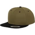 Miniatyrbild 1 av 3: Flexfit Classic 2-Tone Snapback Cap - oliv / svart