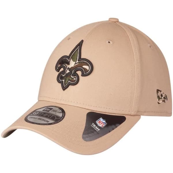 New Era 39Thirty Stretch Cap - NFL LAG TEE beige / wood camo