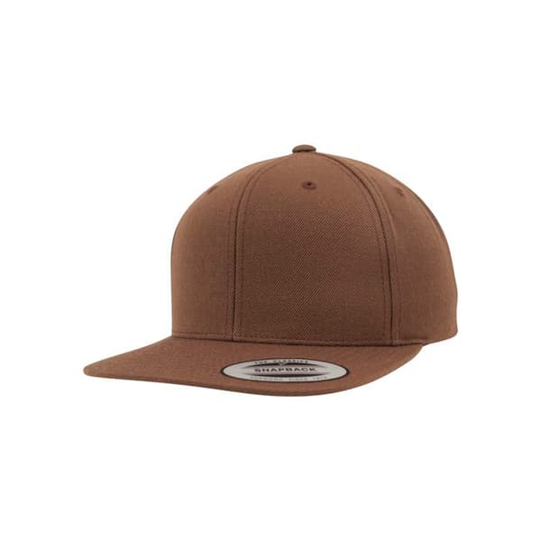 Snapback-keps - Flexfit - Klassisk - One size - Brun - Avslappnad
