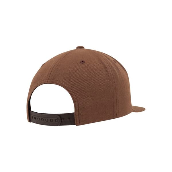 Snapback-keps - Flexfit - Klassisk - One size - Brun - Avslappnad