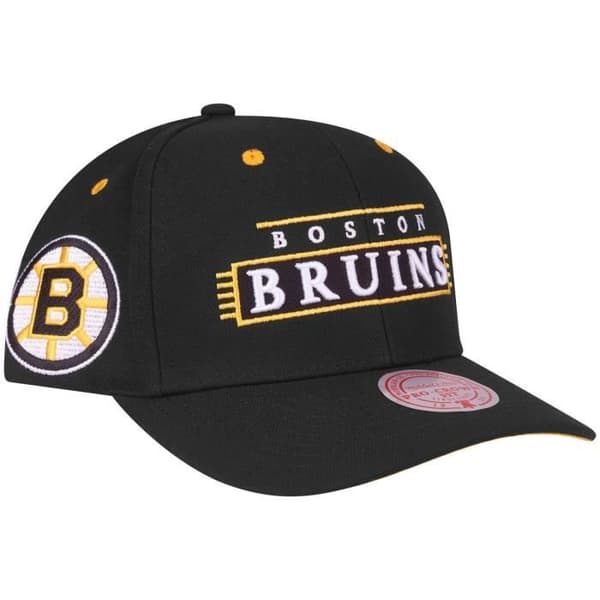 Snapback keps LOFI PRO Boston Bruins - MITCHELL & NESS - Vit/Svart - 100% Polyester