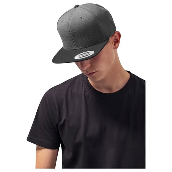 Chapeau - Flexfit - Klassisk 2-ton - Vit/Svart - 6 Paneler - Rund Skärm