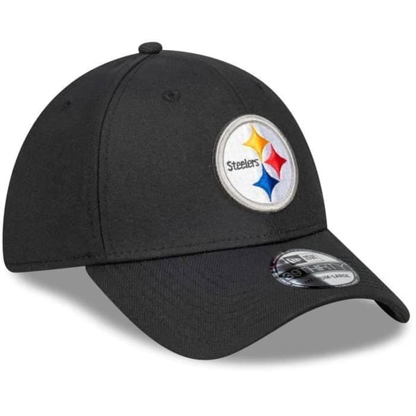 Keps - New Era - 39Thirty - Pittsburgh Steelers - Vit - Sportkläder - Stretch Fit