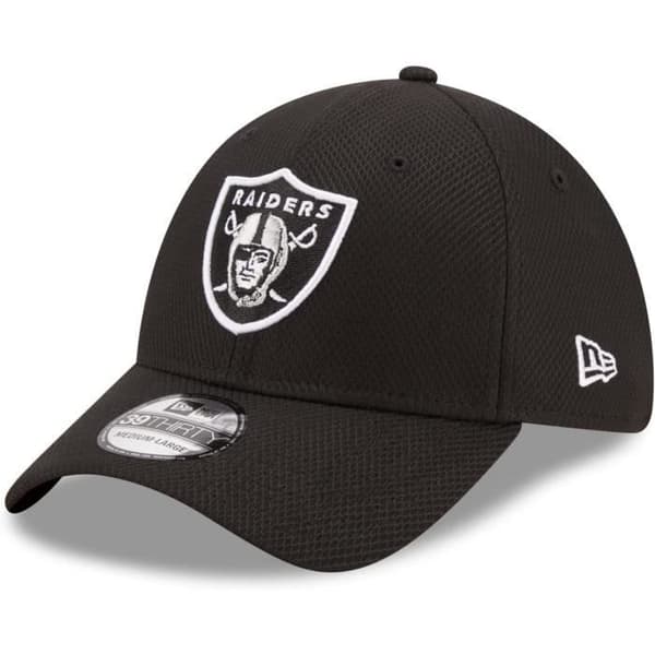 Casquet New Era 39Thirty Diamond - Las Vegas Raiders Svart - Vuxen - Sportkläder