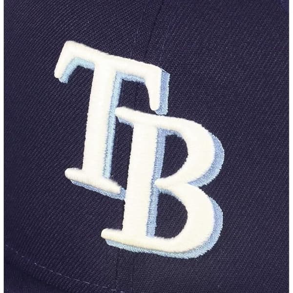 Casquette 59Fifty Basecap Tampa Bay Rays MLB AC Performance Blå från New Era