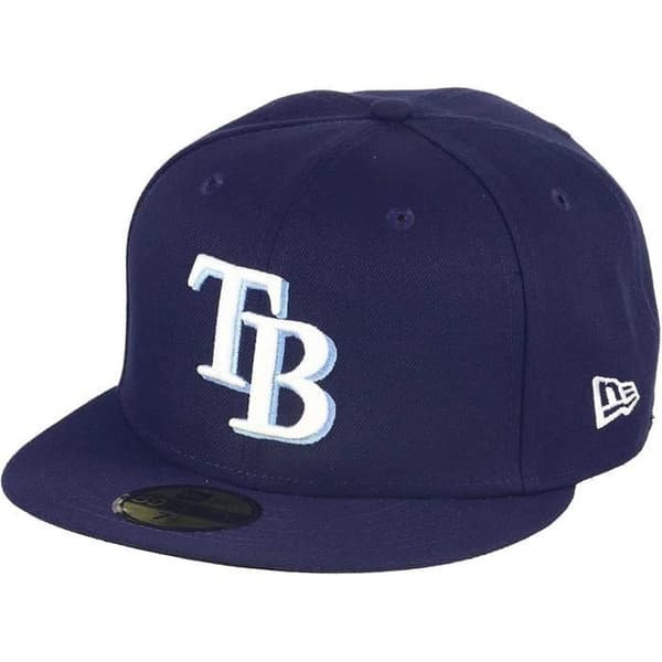 Casquette 59Fifty Basecap Tampa Bay Rays MLB AC Performance Blå från New Era
