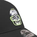 Miniatyrbild 4 av 4: Casquette New Era 39Thirty Stretch-Fit Diamond - NFL SUGAR SKULL - Seattle Seahawks - Svart - Herr
