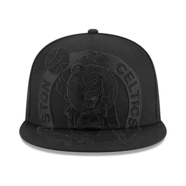 New Era 59Fifty Justerbar Keps - SPILL NBA Lag Logotyp - Boston Celtics - Svart - Herr