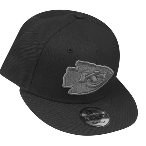 Snapback-keps New Era 9Fifty - Kansas City Chiefs svart - Herr - 100% ull