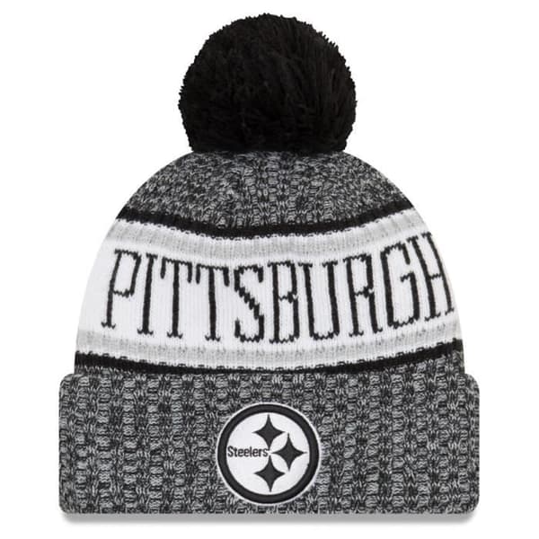 Kepskiva - New Era - NFL Sideline 2018 - Pittsburgh Steelers - Fleecefoder - Vinter
