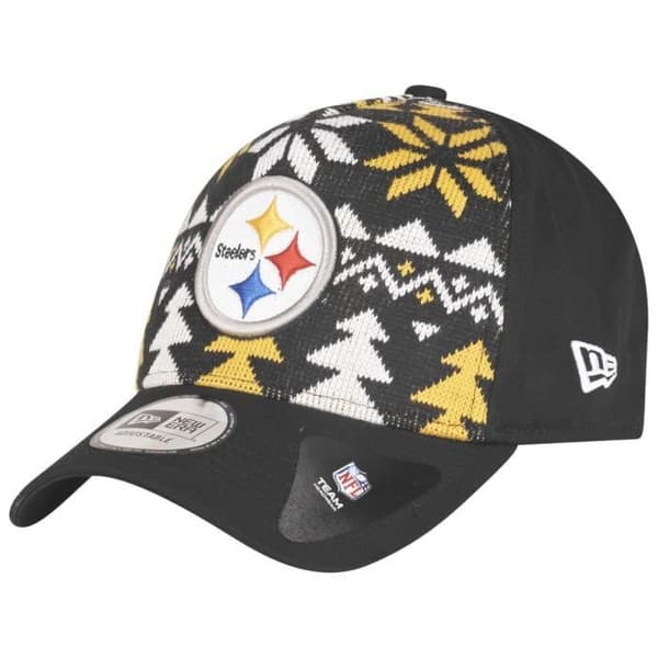 Truckerkeps - New Era - Pittsburgh Steelers - Julmotiv - Justerbar snapback - 5 paneler