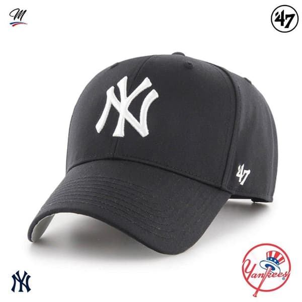 47 Brand MLB New York Yankees Keps B-RAC17CTP-BK-OSFA, Herr, Svart, kepsar