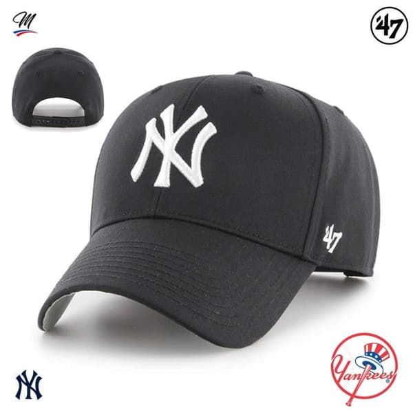 47 Brand MLB New York Yankees Keps B-RAC17CTP-BK-OSFA, Herr, Svart, kepsar