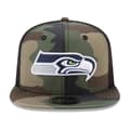 Miniatyrbild 3 av 4: New Era 9Fifty Mesh Snapback Cap Seattle Seahawks trä camo