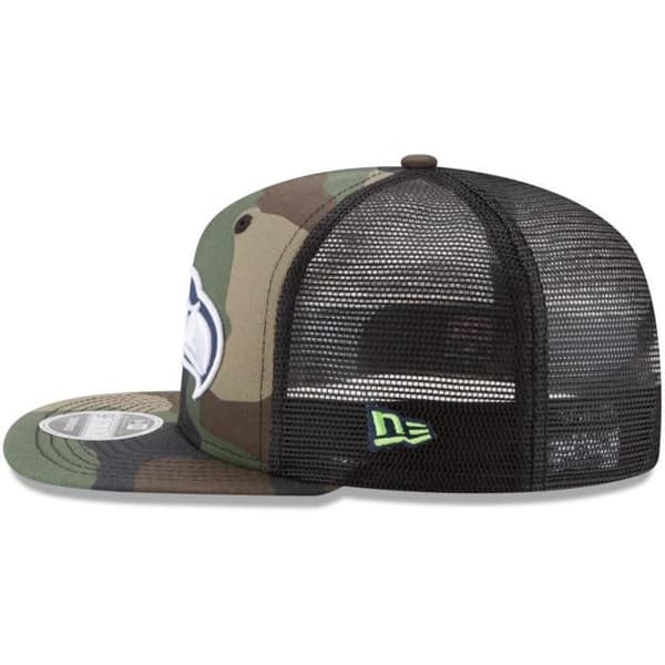 New Era 9Fifty Mesh Snapback Cap Seattle Seahawks trä camo
