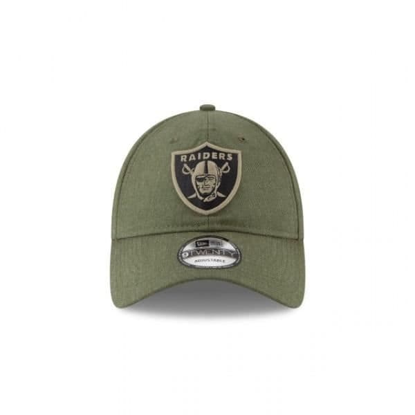 Casquette NFL - New Era - Oakland Raiders - 9Twenty - Salute To Service - Grön