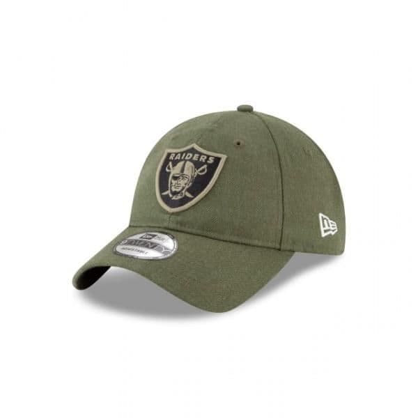 Casquette NFL - New Era - Oakland Raiders - 9Twenty - Salute To Service - Grön