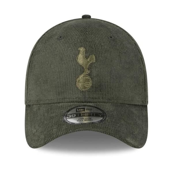 Casquetter - New Era - 39Thirty Stretch - CORDE Tottenham Hotspur - Oliv - Herr