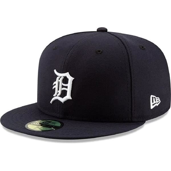 New Era Detroit Tigers Navy 59Fifty bomullsmössa för vuxna - Sportkläder