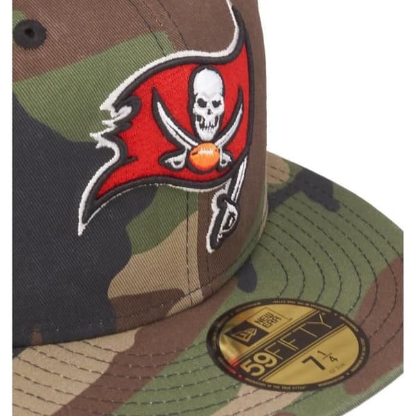 Casquette 59Fifty - New Era - Tampa Bay Buccaneers - Trä camo - 100% bomull - Justerbar