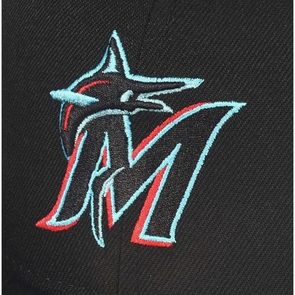 Casquette 59Fifty Basecap Miami Marlins MLB AC Performance svart från NEW ERA i polyester