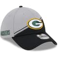 Miniatyrbild 2 av 4: Casquette New Era 39Thirty - SIDELINE 2023 Green Bay Packers - Herr - Grå - Sportkläder