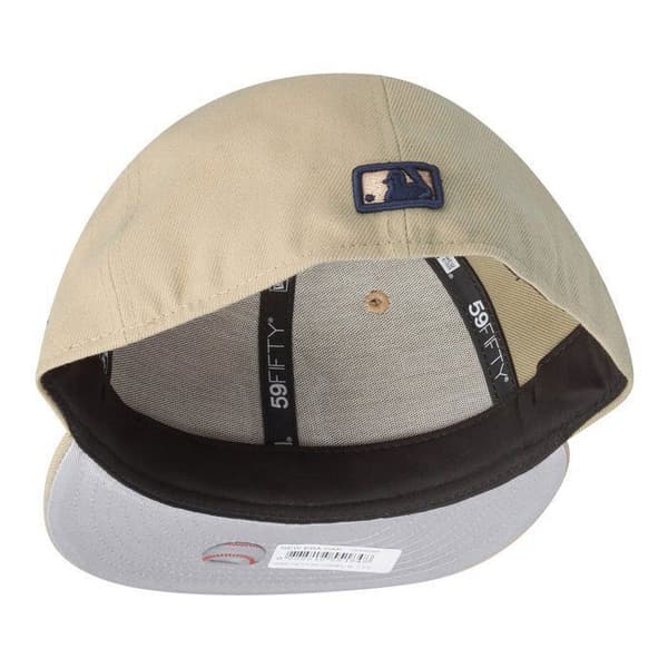 New Era 59Fifty anpassad keps - New York Yankees - Beige / Marinblå - Sportkläder