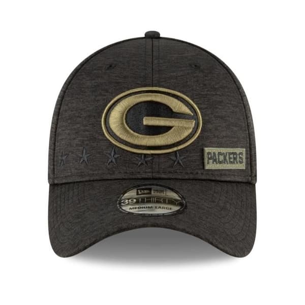 Casquette New Era 39Thirty - NFL Team Salute to Service 2020 - Grön Bay Packers - Man - Höst / Vinter