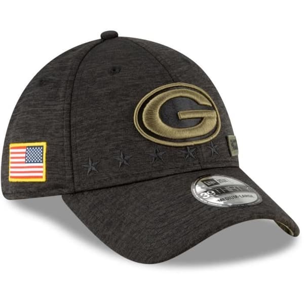 Casquette New Era 39Thirty - NFL Team Salute to Service 2020 - Grön Bay Packers - Man - Höst / Vinter