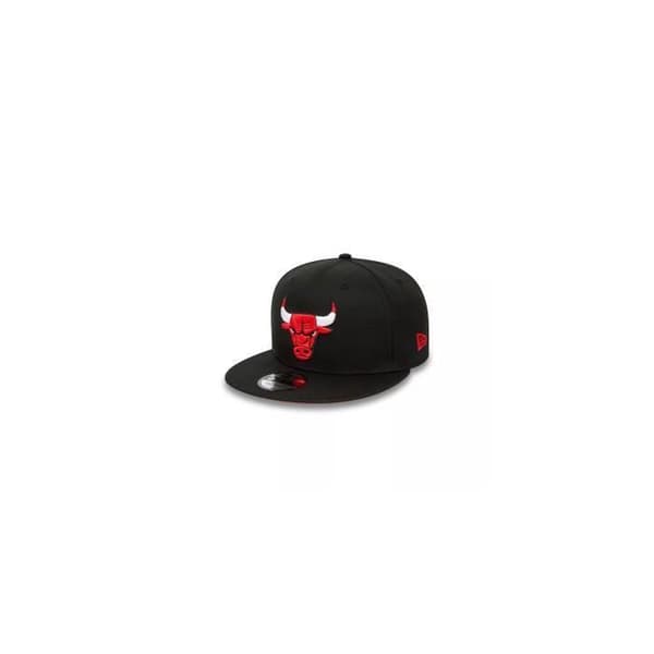Keps - NEW ERA - 9FIFTY Chicago Bulls - Svart - Platt skärm - Snapback