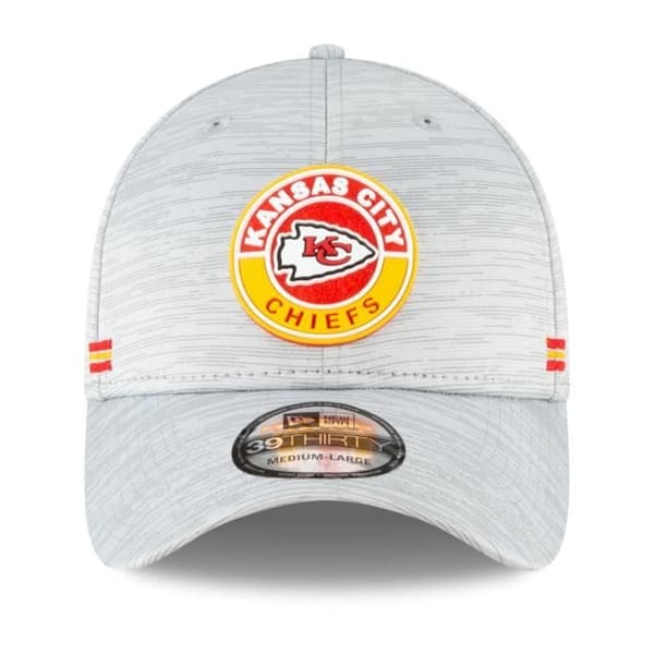 Casque stretch New Era 39Thirty - NFL SIDELINE 2020 - Kansas City Chiefs - Grå