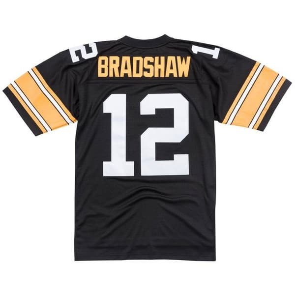 Maillot NFL Legacy - Pittsburgh Steelers 1976 Terry Bradshaw - Svart - Herr - Mitchell & Ness - Sportkläder