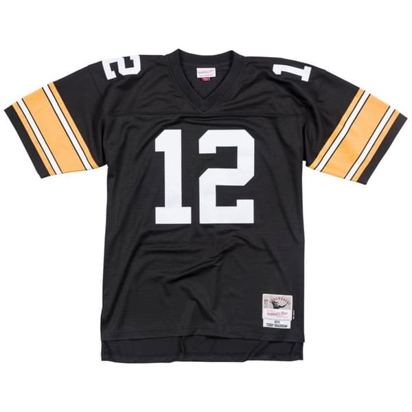 Maillot NFL Legacy - Pittsburgh Steelers 1976 Terry Bradshaw - Svart - Herr - Mitchell & Ness - Sportkläder