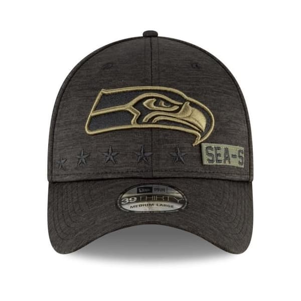 Casquette New Era 39Thirty - Seattle Seahawks - Hyllning till tjänst 2020 - Broderier och tryck i kamouflage