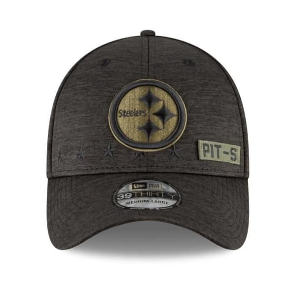 Casquette New Era 39Thirty - NFL Teams Salute to Service 2020 - Pittsburgh Steelers - Vit - Herr - Sportkläder