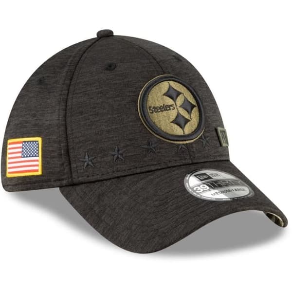 Casquette New Era 39Thirty - NFL Teams Salute to Service 2020 - Pittsburgh Steelers - Vit - Herr - Sportkläder