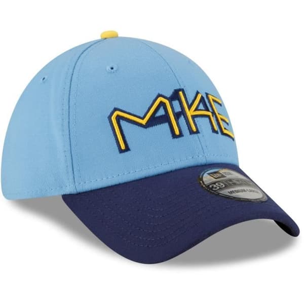 Casquette New Era 39Thirty - CITY CONNECT Milwaukee Brewers - Marin - Vit - Herr - Sportswear